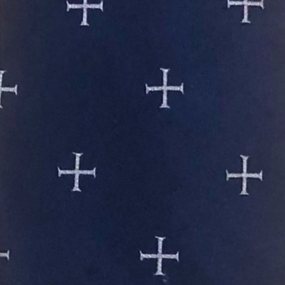 University of Oxford St Cross Tie, Navy - Picture 3 of 8